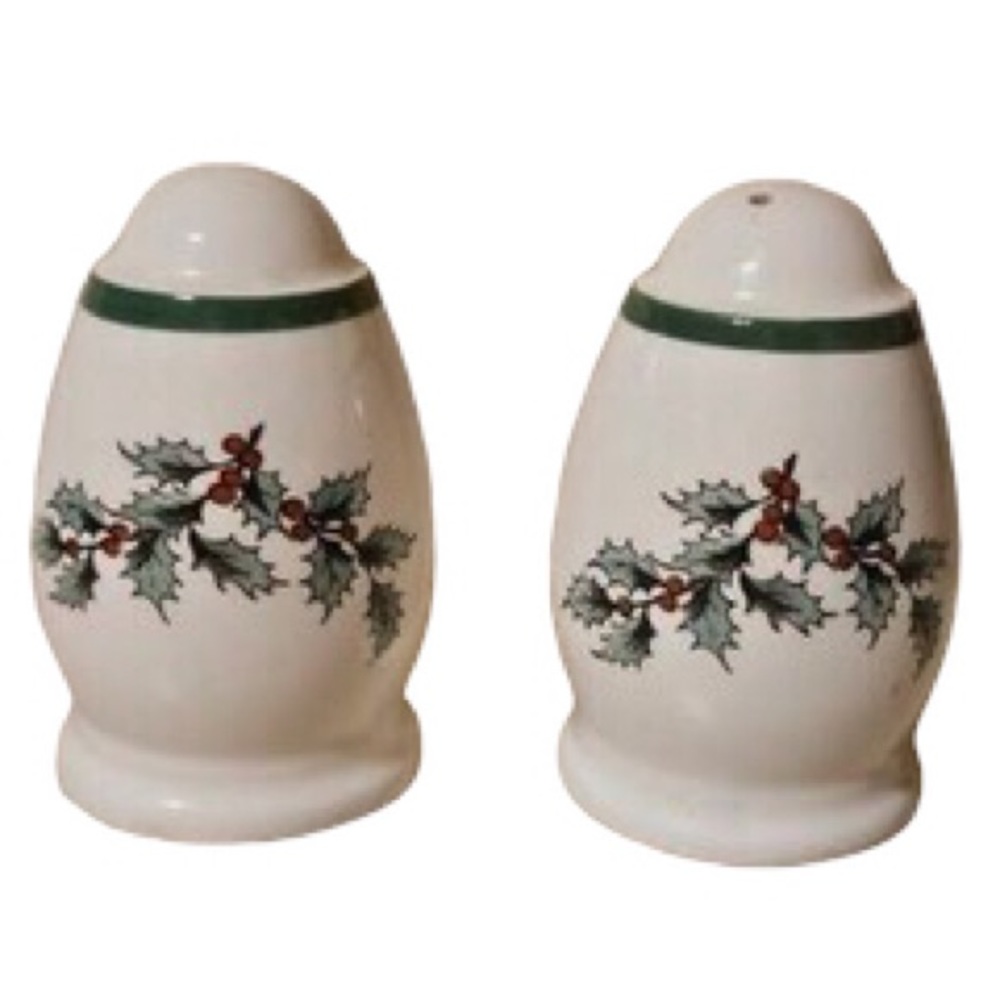Spode Christmas Tree Salt and Pepper Shakers